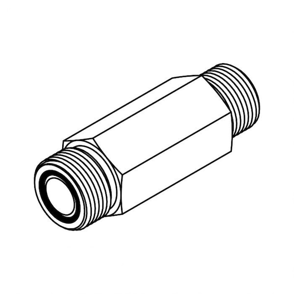 Tompkins Hydraulic Fitting-Steel06MORFS-06MOR LONG 2.27" FF6400-L-06-06 - main